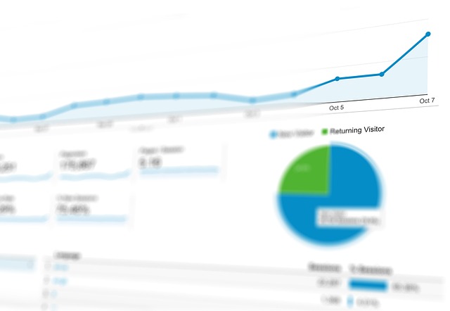 Business analytics charts and graphs