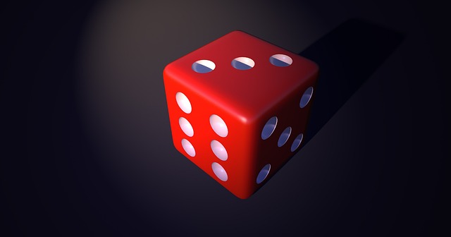 Red dice illustrating random number generation