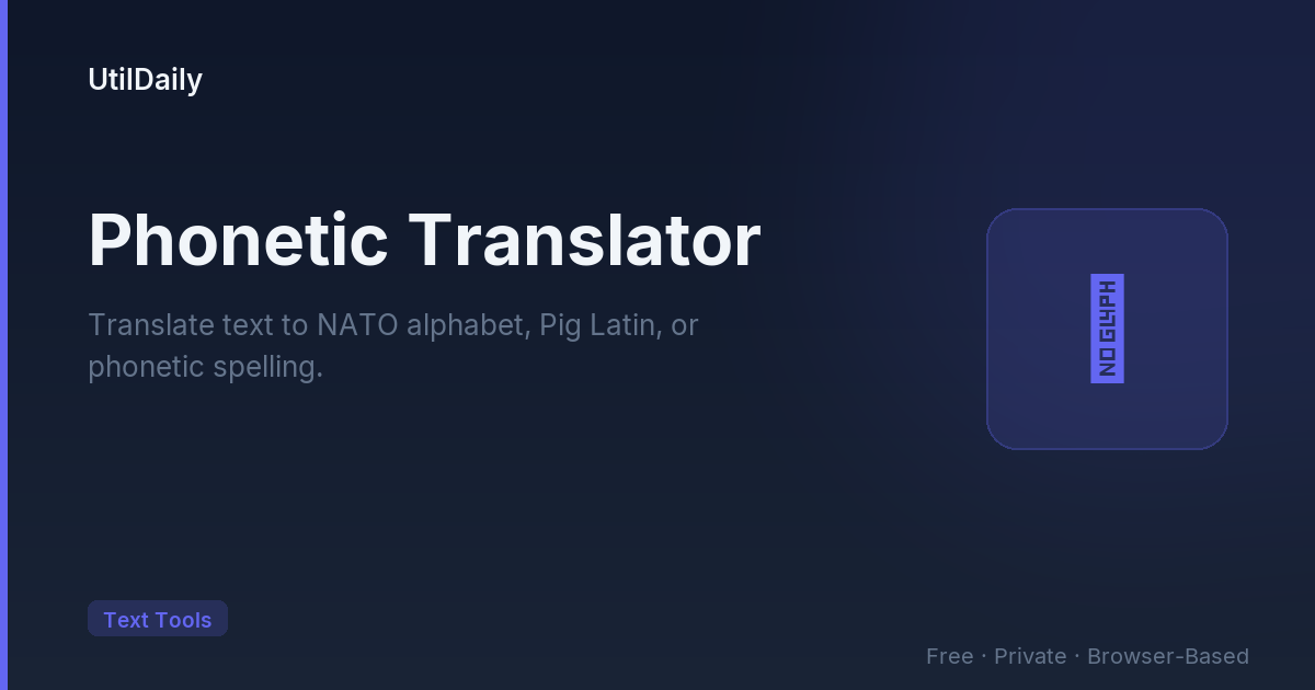 Nato Code Translator NATO Phonetic Alphabet Translator — Military Spelling Alphabet ...